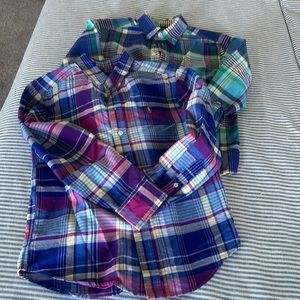 2 boys Ralph Lauren shirts